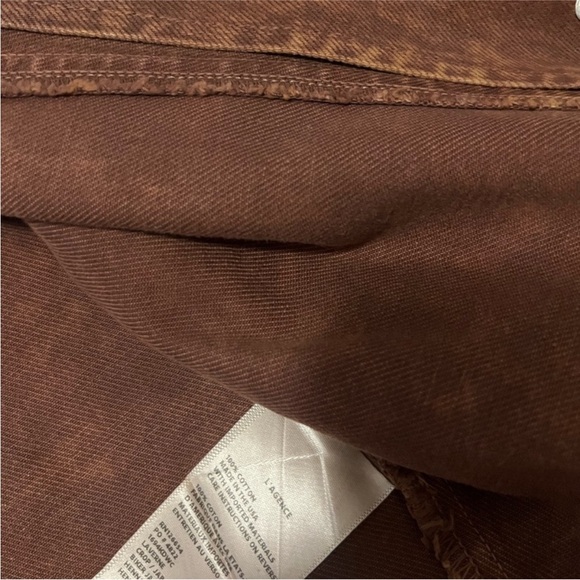 L’AGENCE Laverne Cotton Coated Cropped Biker Moto Jacket size xs NWT  $600 - Picture 5 of 12